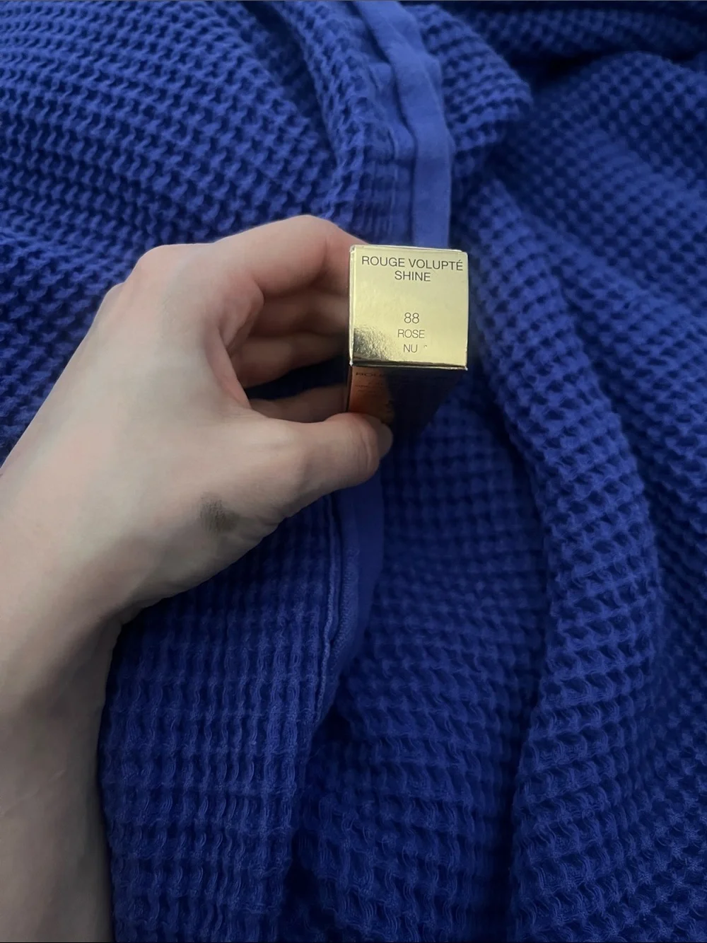 Yves Saint Laurent Scarf in Deep Blue